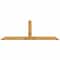 Ekena Millwork Portland Rough Sawn Timber Gable Bracket, Western Red Cedar, 108"W x 36"H x 6"D x 6"F, 8/12 Pitch GBW108X36X0606POR00RWR - alternate 1